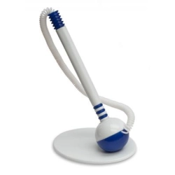 Długopis na sprężynce OFFICE PRODUCTS stojący samoprzylepny - niebieski