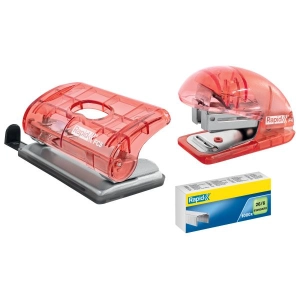 Zszywacz RAPID Mini Colour Breeze F4 do 10k. - koralowy 5001531-169184