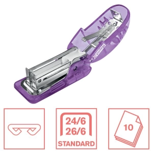 Zszywacz RAPID Mini Colour Breeze F4 do 10k. - lawendowy 5001532-169190