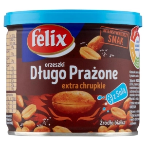 Orzeszki FELIX ziemne 140g. - długo prażone puszka