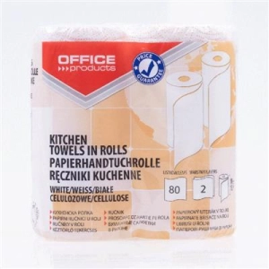 Ręcznik kuchenny OFFICE PRODUCTS celuloza 2w 80 listków op.2