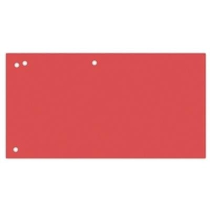 Przekładki OFFICE PRODUCTS karton 1/3 A4 op.100 - czerwone