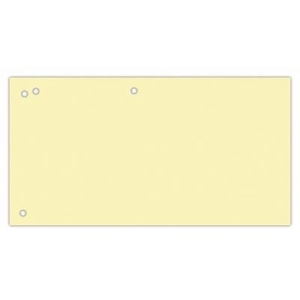 Przekładki OFFICE PRODUCTS karton 1/3 A4 op.100 - żółte