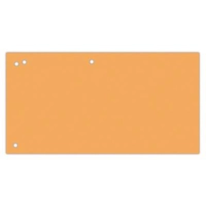 Przekładki OFFICE PRODUCTS karton 1/3 A4 op.100 - pomarańczowe