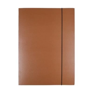 Teczka z gumką A4 OFFICE PRODUCTS Natura karton 300g. 3-skrzydłowa - mix kolorów-169958