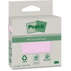 Karteczki POST-IT ekologiczne 4 kolory 76x76mm 100 kart.-175984