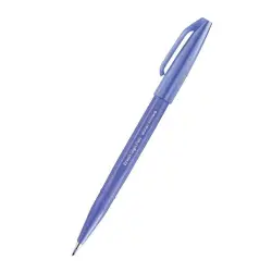Pisak do kaligrafii PENTEL SES15 Brush Pen - niebiesko fioletowy