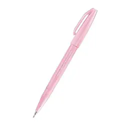 Pisak do kaligrafii PENTEL SES15 Brush Pen - purpurowy róż