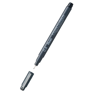Cienkopis PENTEL POINTLINER końcówka 0,4mm - czarny