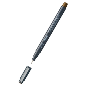 Cienkopis PENTEL POINTLINER końcówka 0,5mm - sepia