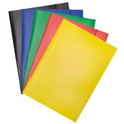 Teczka z gumką A4 OFFICE PRODUCTS karton 300g. 3-skrzydłowa - mix kolorów