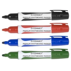 Marker Q-CONNECT Premium do tablic okrągły 2-3mm zawieszka - niebieski-179708