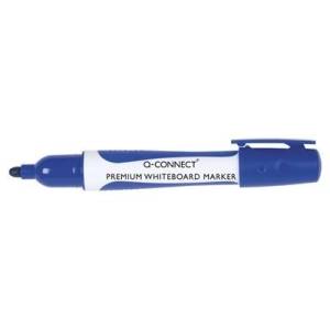 Marker Q-CONNECT Premium do tablic okrągły 2-3mm zawieszka - niebieski