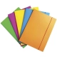 Teczka z gumką A4 OFFICE PRODUCTS Fluo karton 300g. 3-skrzydłowa - mix kolorów