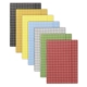 Teczka z gumką A4 OFFICE PRODUCTS karton 400g. 3-skrzydłowa - mix kolorów w kratę