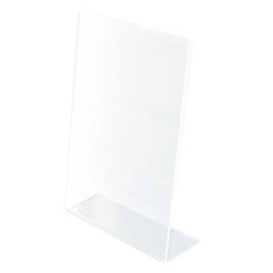 Stojak z plexi Q-CONNECT A4 L - bezbarwny