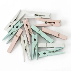 Klamerki drewno GP 47mm op.12 - mix pastele 253010-328986