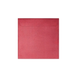 Koperty GALERIA PAPIERU 145x145mm op.10 120g. Pearl - czerwona
