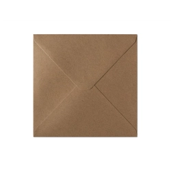 Koperty GALERIA PAPIERU 160x160mm op.10 120g. Kraft - c.beżowy