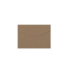Koperty GALERIA PAPIERU B7 120g. op.10 Kraft ciemnobeżowy