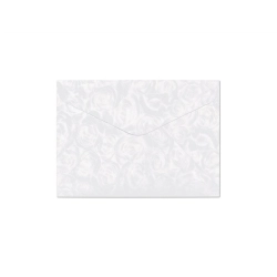 Koperty GALERIA PAPIERU C6 op.10 Białe róże 120g.