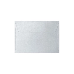 Koperty GALERIA PAPIERU C6 op.10 Pearl srebrny 120g.
