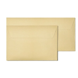 Koperty GALERIA PAPIERU C6 op.10 Pearl złoty 120g.