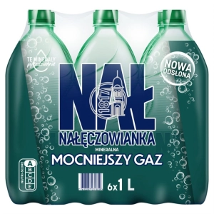 Woda NAŁĘCZOWIANKA 1l. - gazowana [KAUCJA]