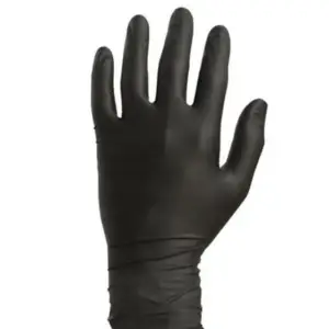 Rękawiczki nitrylowe BLACK OLIVE op.100 rozm. M - czarne-182365