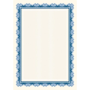 Dyplom GP A4 op.25 170g. - falbala niebieska-643085