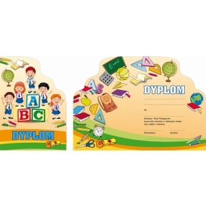 Dyplom GP składany ABC 250g. op.10szt. napis-643195
