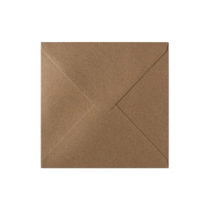 Koperty GALERIA PAPIERU 160x160mm op.10 120g. Kraft - c.beżowy