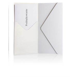 Koperty GALERIA PAPIERU DL 220g. op.5 Pearl biały