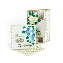 Papier scrapbooking GP Retro Inspiracje-01 305x305mm op.5szt 200g/m2-642357