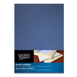 Teczka ozdobna kopertowa GALERIA PAPIERU op.10 - metalizowana granatowa Teczka ozdobna kopertowa GALERIA PAPIERU op.10 - metalizowana granatowa