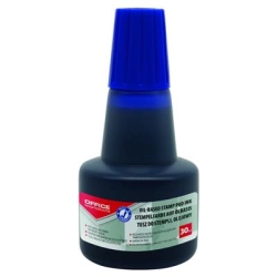 Tusz do pieczątek OFFICE PRODUCTS metalowych olejowy 30ml. - niebieski