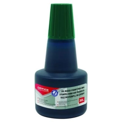 Tusz do pieczątek OFFICE PRODUCTS metalowych olejowy 30ml. - zielony