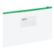 Teczka koperta na suwak GRAND A5 EC007B  120-1473 - zielona