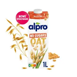 Mleko roślinne napój ALPRO 1l. Owsiany - bez cukru