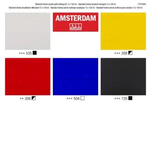 Farba akrylowa AMSTERDAM 120ml. OPK.5 - mixing-184441