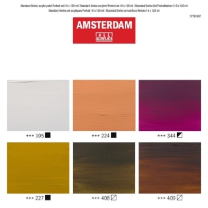 Farba akrylowa TALENS AMSTERDAM 120ml. OPK.6 - portrait-184460