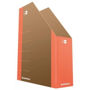 Pojemnik na dokumenty DONAU Life karton A4 pomarańczowy-630311