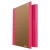 Teczka z gumką DONAU Life Karton A4 500gsm 3-skrz. różowa-630254