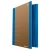 Teczka z gumką DONAU Life Karton A4 500gsm 3-skrz. niebieski-630264