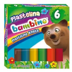 Plastelina BAMBINO 6 kolorów-187101