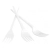 Widelec plastikowy OFFICE PRODUCTS 17cm 100szt. biały-622150