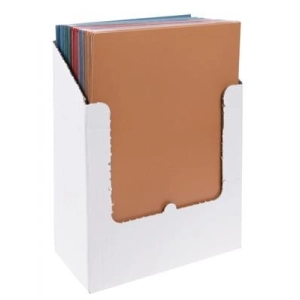 Teczka z gumką A4 OFFICE PRODUCTS Natura karton 300g. 3-skrzydłowa - mix kolorów-188748