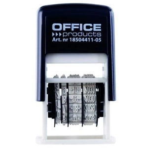 Datownik OFFICE PRODUCTS z tuszem DD-MM-RRRR - czarny-188827