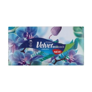 Chusteczki higieniczne VELVET Dream 3w. 90 listków białe-196645