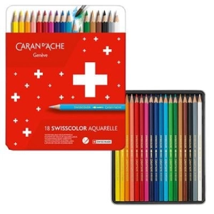 Kredki CARAN D'ACHE Swisscolor Aquarelle 18szt. mix kolorów-197444